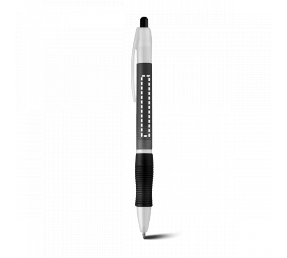 Kugelschreiber mit rutschfestem SLIM BK